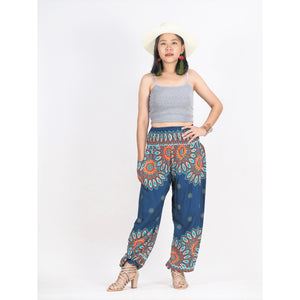 Side sunflower 141 women harem pants in Ocean blue PP0004 020141 02