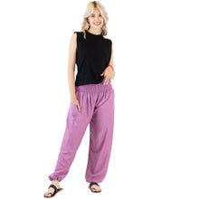 Load image into Gallery viewer, Solid Color Women Harem Pants in Magenta PP0004 020000 18