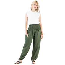 Load image into Gallery viewer, Solid Color Women Harem Pants in Olive PP0004 020000 13