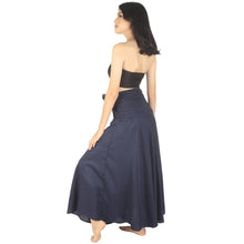 Load image into Gallery viewer, Solid Color Women&#39;s Bohemian Skirt in Navy SK0033 020000 03