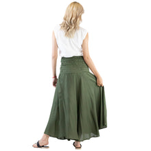 Load image into Gallery viewer, Solid Color Women&#39;s Bohemian Skirt in Olive SK0033 020000 13