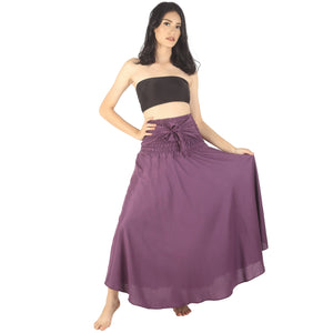 Solid Color Women's Bohemian Skirt in Purple SK0033 020000 06