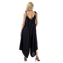 Load image into Gallery viewer, Solid Color Women&#39;s Jumpsuit with Belt in Black JP0097 020000 10