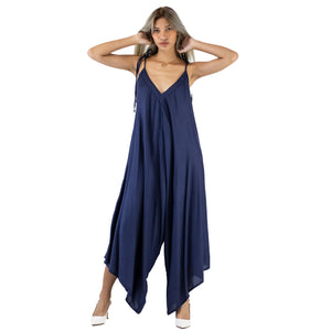 Solid Color Women's Jumpsuit in Navy JP0069 020000 03