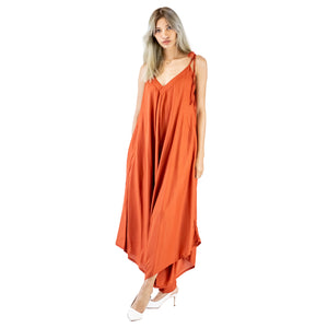 Solid Color Women's Jumpsuit in Orange JP0069 020000 11