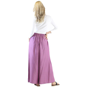 Solid Color Women's Palazzo Pants in Magenta PP0304 020000 18