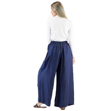 Load image into Gallery viewer, Solid Color Women&#39;s Palazzo Pants in Navy PP0304 020000 03