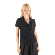 Load image into Gallery viewer, Solid Color Women&#39;s T-Shirt in Black SH0204 070000 10