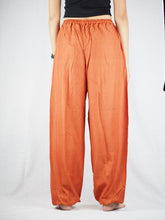 Load image into Gallery viewer, Solid Color Unisex Drawstring Genie Pants in Orange PP0110 020000 11