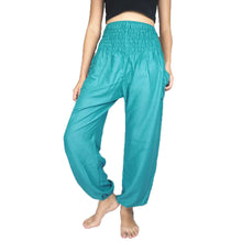 Load image into Gallery viewer, Solid color women harem pants in Aqua PP0004 020000 09