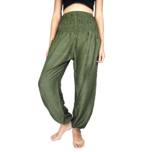 Solid Color Women Harem Pants in Olive PP0004 020000 13