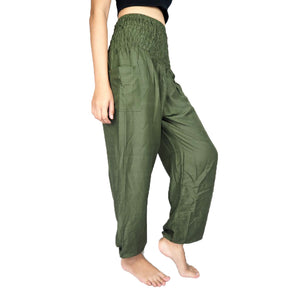 Solid Color Women Harem Pants in Olive PP0004 020000 13