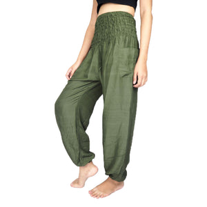 Solid Color Women Harem Pants in Olive PP0004 020000 13