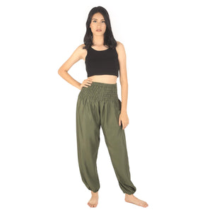 Solid Color Women Harem Pants in Olive PP0004 020000 13