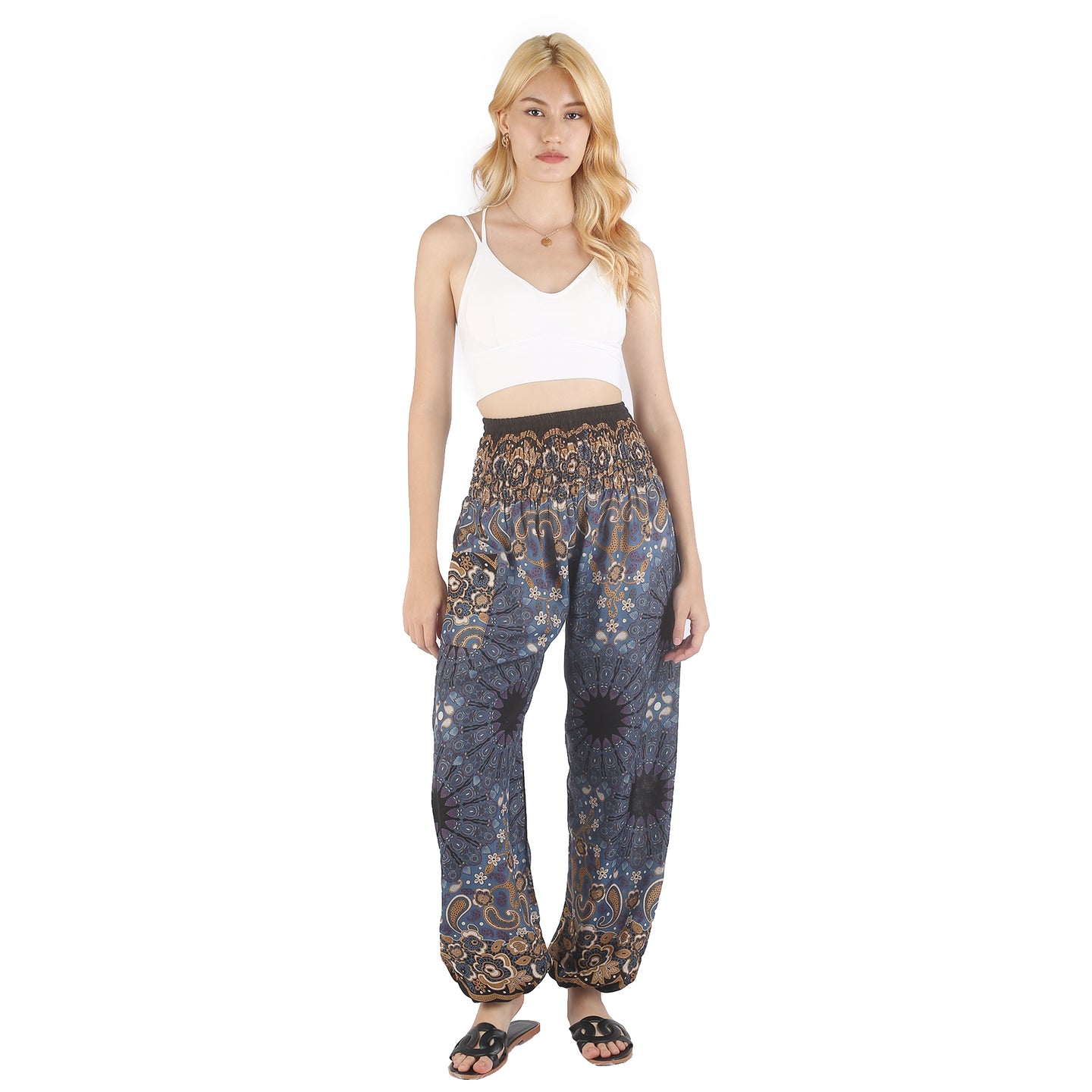 Sunflower 57 women harem pants in Brown PP0004 020057 03