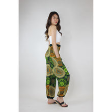 Load image into Gallery viewer, Sunflower Mandala Women&#39;s Harem Pants in Green PP0004 020236 03