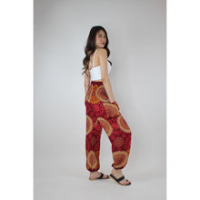 Load image into Gallery viewer, Sunflower Mandala Women&#39;s Harem Pants in Red PP0004 020236 05