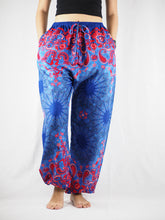 Load image into Gallery viewer, Sunflower Unisex Drawstring Genie Pants in Navy PP0110 020054 01