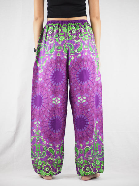 Sunflower Unisex Drawstring Genie Pants in Purple PP0110 020054 02