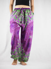 Load image into Gallery viewer, Sunflower Unisex Drawstring Genie Pants in Purple PP0110 020054 02