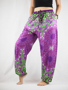 Sunflower Unisex Drawstring Genie Pants in Purple PP0110 020054 02