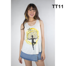 Load image into Gallery viewer, Graphic Print Women&#39;s Tank Tops in Cream LI0001 000001 00