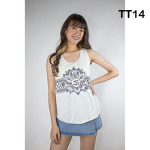 Load image into Gallery viewer, Graphic Print Women&#39;s Tank Tops in Cream LI0001 000001 00
