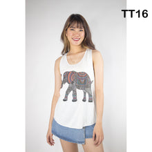 Load image into Gallery viewer, Graphic Print Women&#39;s Tank Tops in Cream LI0001 000001 00