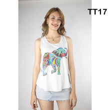Load image into Gallery viewer, Graphic Print Women&#39;s Tank Tops in Cream LI0001 000001 00
