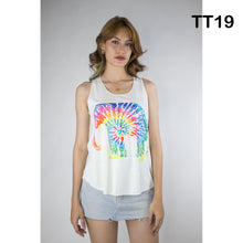 Load image into Gallery viewer, Graphic Print Women&#39;s Tank Tops in Cream LI0001 000001 00