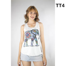 Load image into Gallery viewer, Graphic Print Women&#39;s Tank Tops in Cream LI0001 000001 00