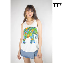 Load image into Gallery viewer, Graphic Print Women&#39;s Tank Tops in Cream LI0001 000001 00