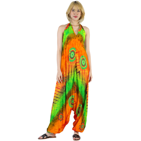 Tie Dye 104 Women's Jumpsuit in Orange JP0064 020104 05