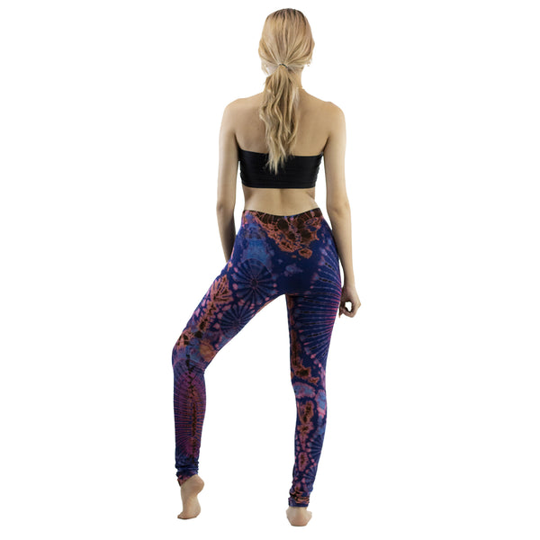 Tie Dye Leggings Spandex in Bright Navy PP0154 079000 21