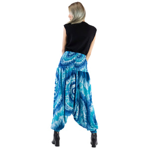 Tie Dye Lover Aladdin Drop Crotch Pants in Light Blue PP0056 020258 03
