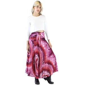 Tie Dye Lover Women's Bohemian Skirt in Pink SK0033 020258 02