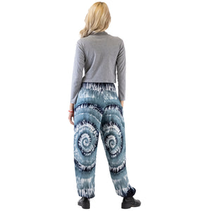 Tie Dye Lover Women's Harem Pants in White PP0004 020258 01