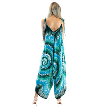 Load image into Gallery viewer, Tie Dye Lover Women&#39;s Jumpsuit in Ocean Blue JP0069 020258 06