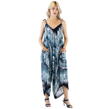 Load image into Gallery viewer, Blonde hair women wear Tie Dye Lover Women&#39;s Jumpsuit in White