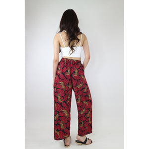 Tusko Women's Lounge Drawstring Pants in Red PP0216 013029 01