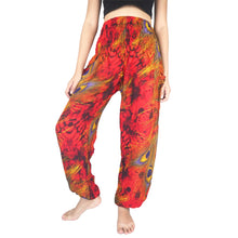 Load image into Gallery viewer, Wild feathers 73 women harem pants in Red PP0004 020073 04