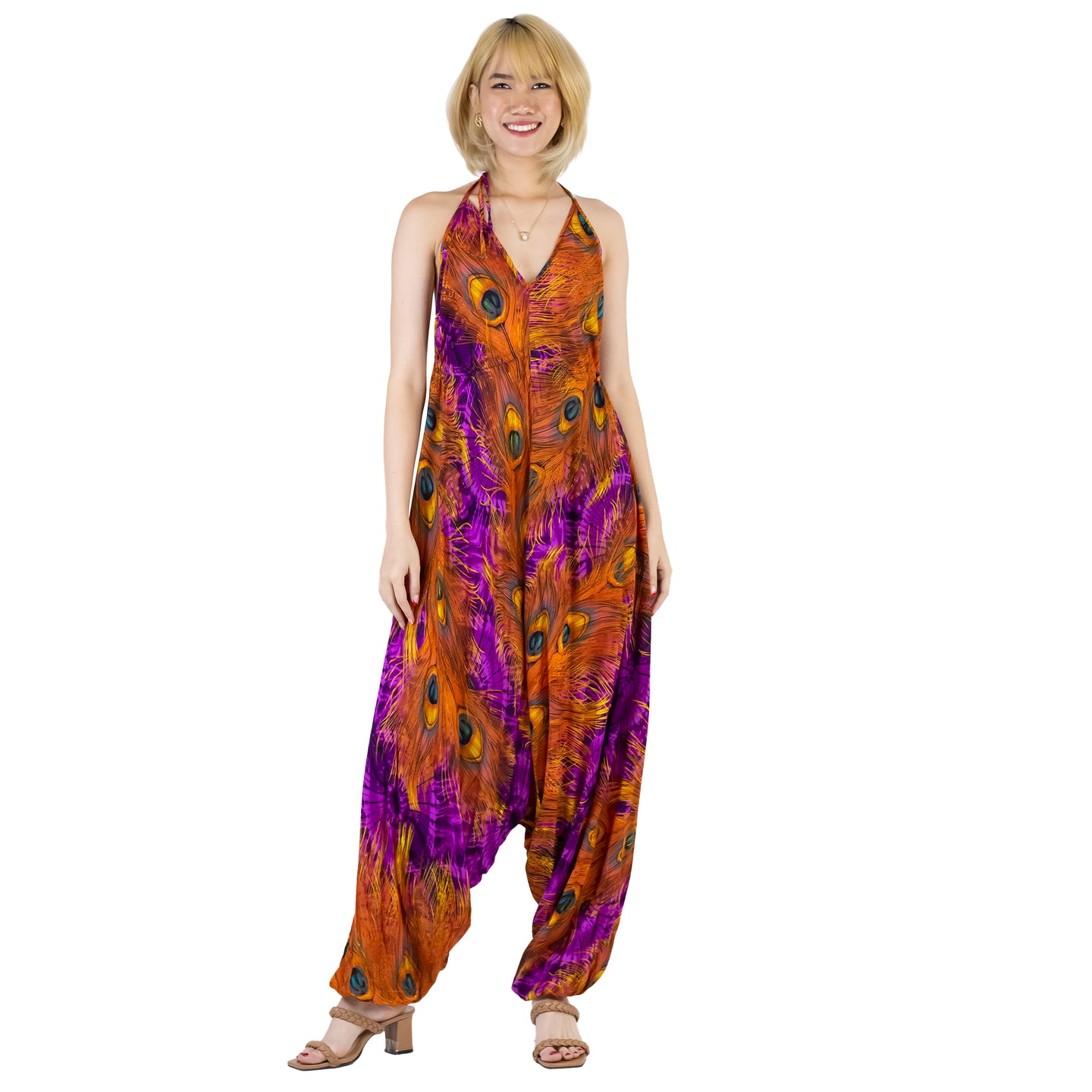 Wild feathers Women's Jumpsuit in Purple JP0064 020073 06