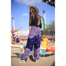 Load image into Gallery viewer, Side sunflower 141 women harem pants in Navy blue PP0004 020141 03