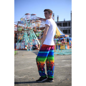 Dancing rainbow 140 men/women harem pants in Green PP0004 020140 01