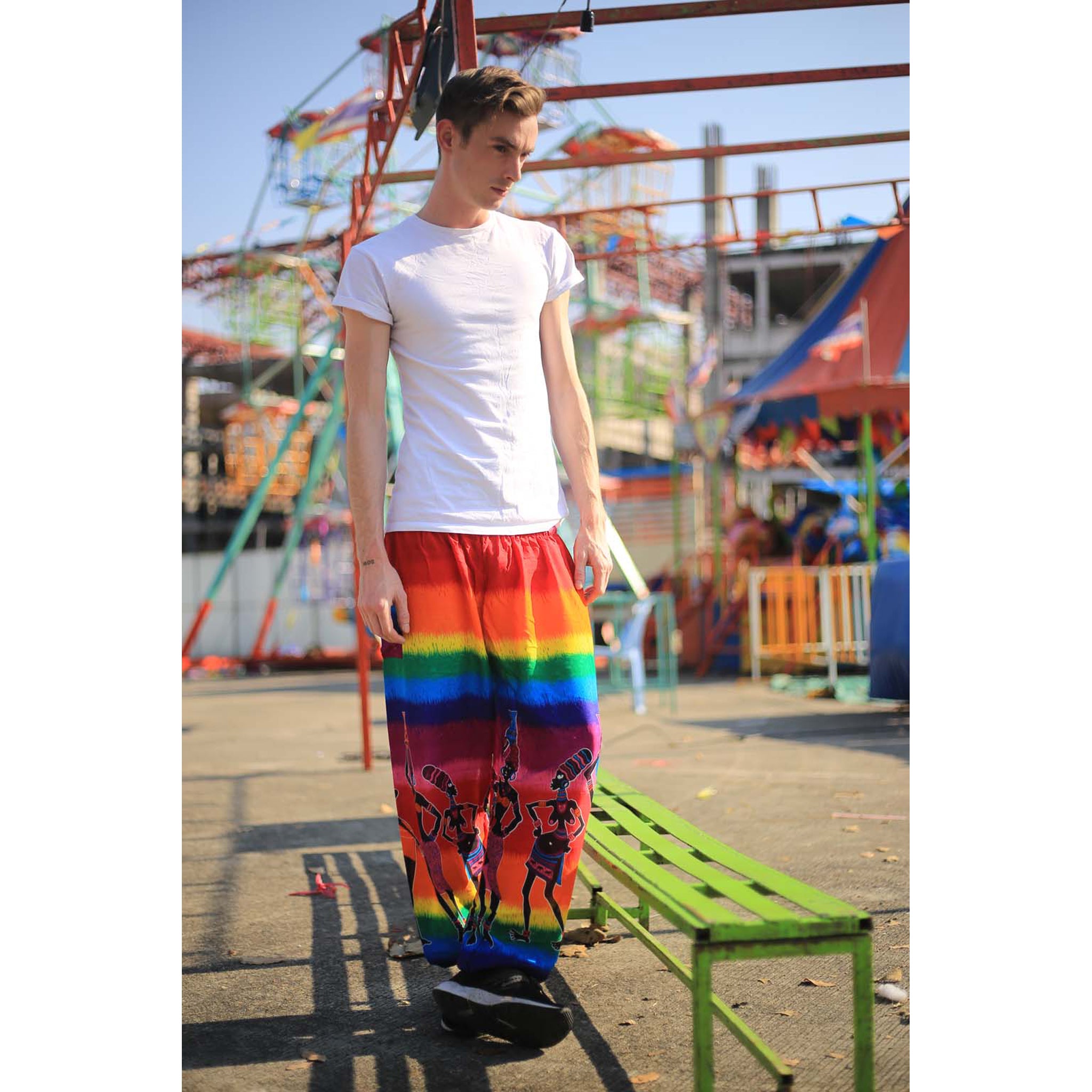 Colorful harem pants store
