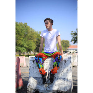 Dancing rainbow 140 men/women harem pants in Red PP0004 020140 02