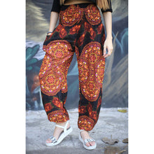 Load image into Gallery viewer, Handmade rose 130 women harem pants in Red PP0004 020130 01