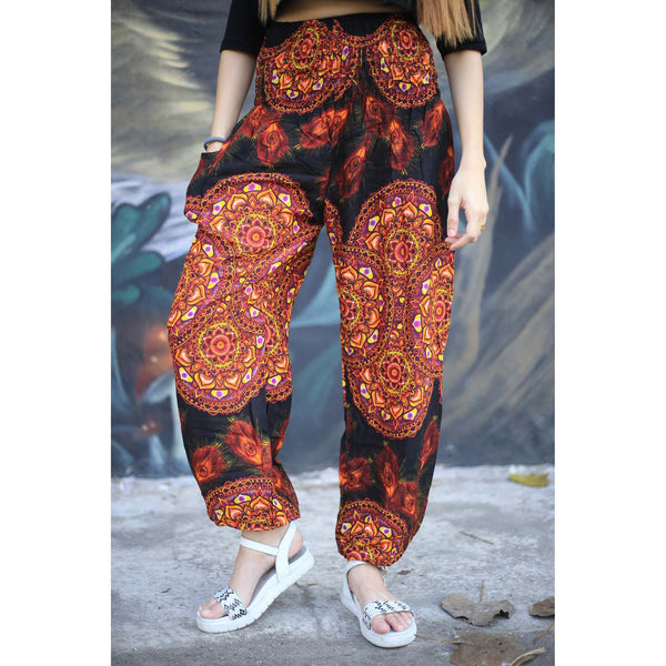 Handmade rose 130 women harem pants in Red PP0004 020130 01