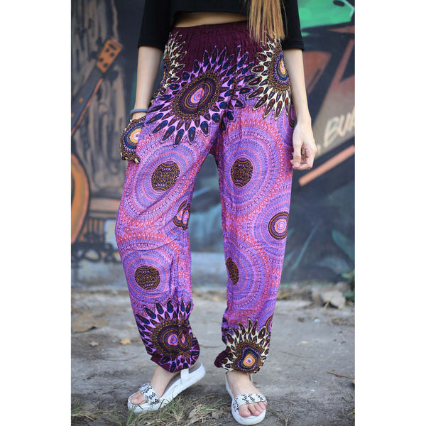 mandala 136 women harem pants in Purple PP0004 020136 01