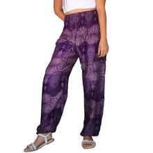 Load image into Gallery viewer, Paisley 133 women harem pants in Purple PP0004 020133 04